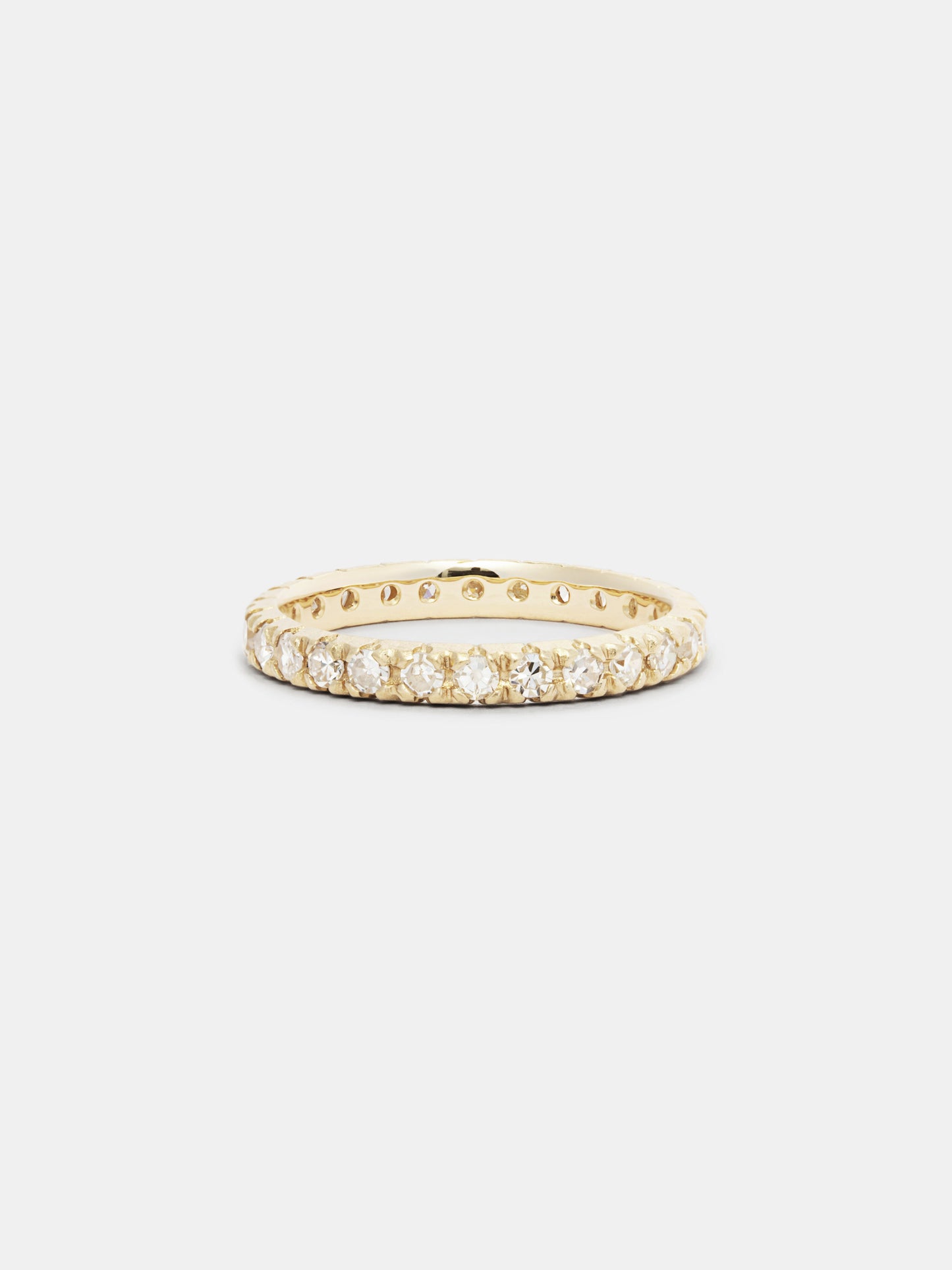 Lily Pavé Eternity Band - 2mm Diamonds