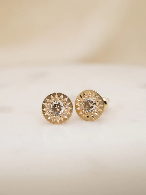 Celestial Studs — Antique Diamond