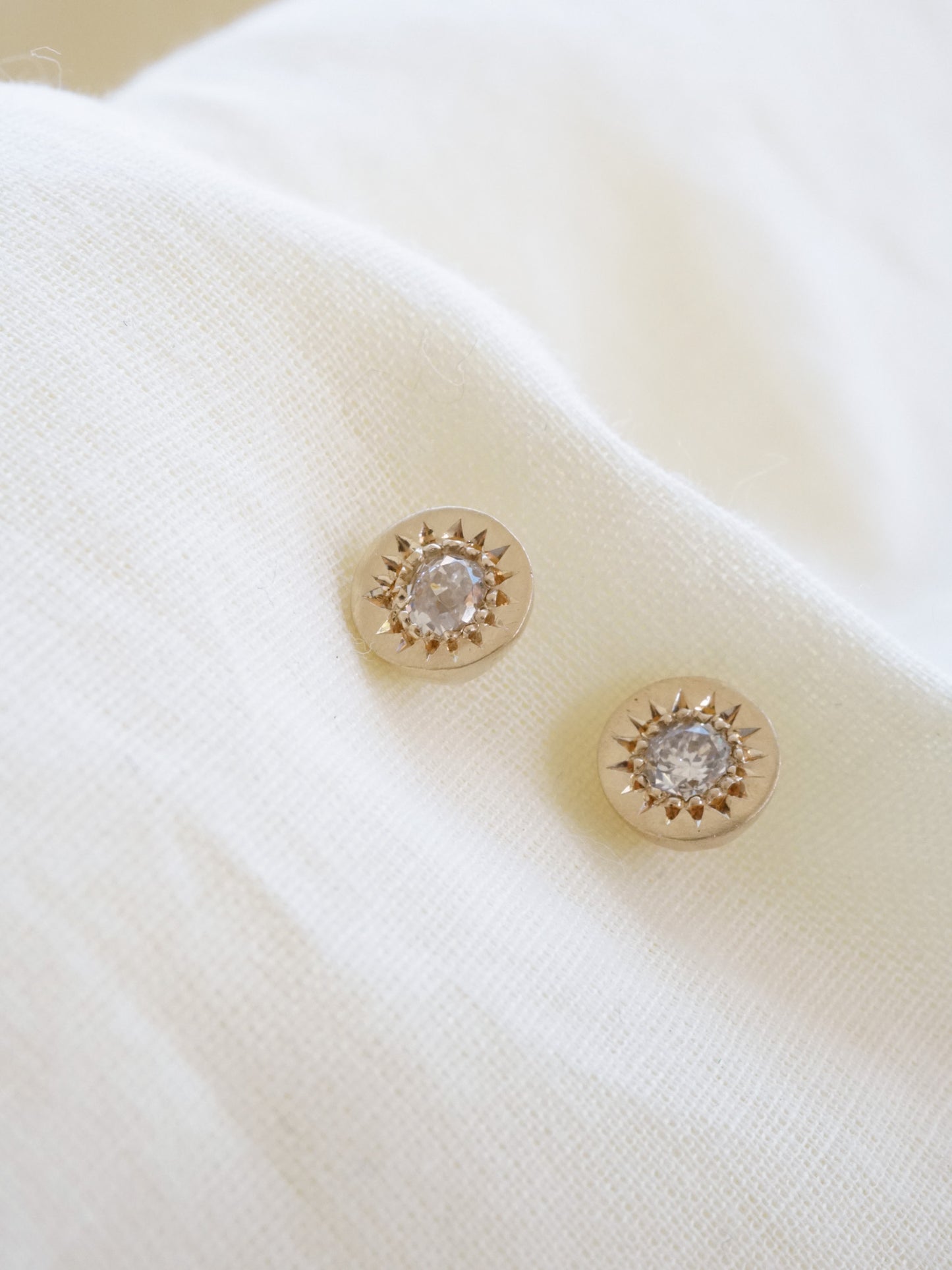 Celestial Studs — Antique Diamond