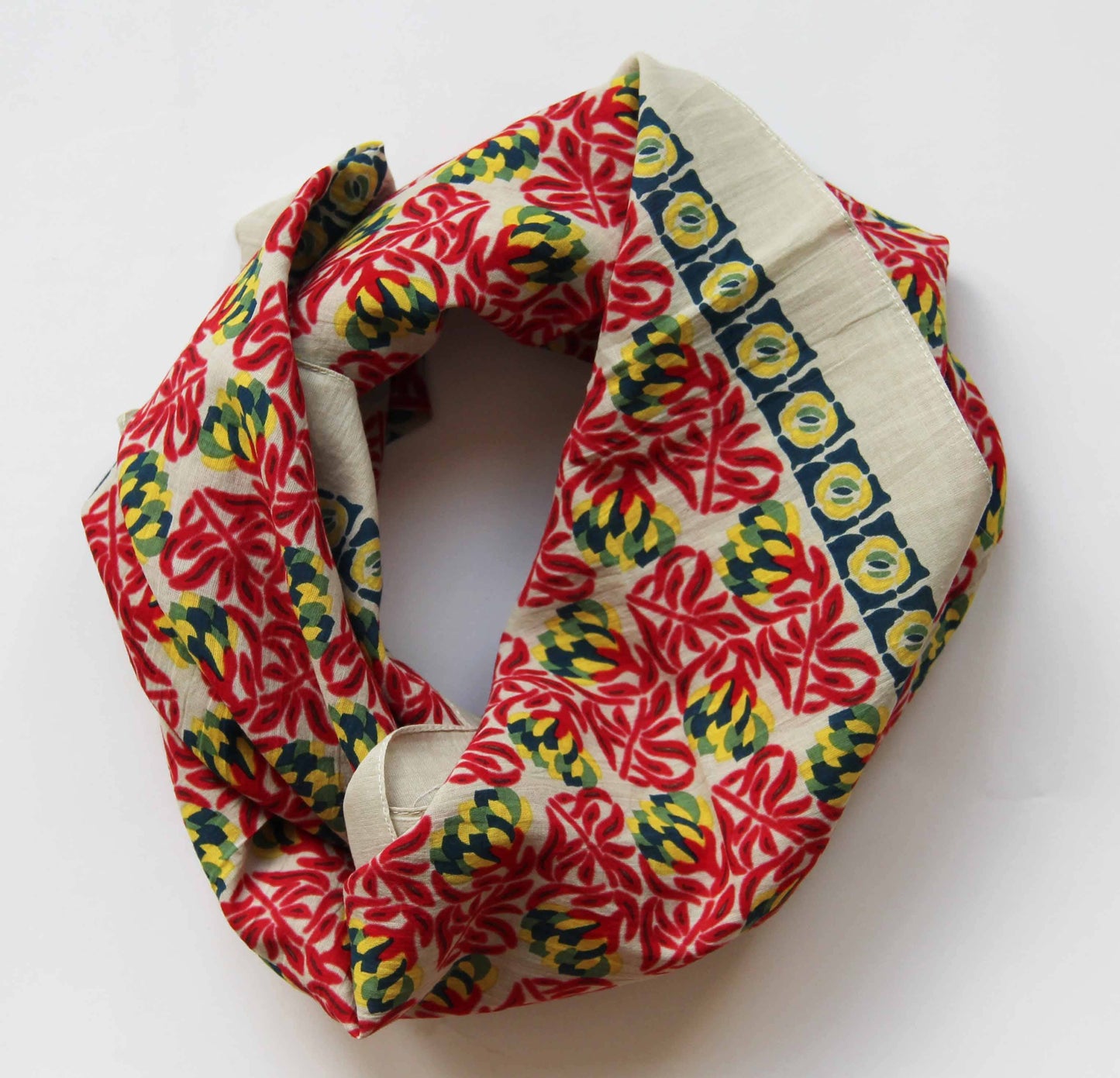 Red Heidi Organic Cotton Scarf