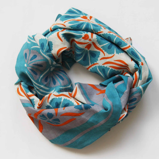 Diego Orange Organic Cotton Scarf