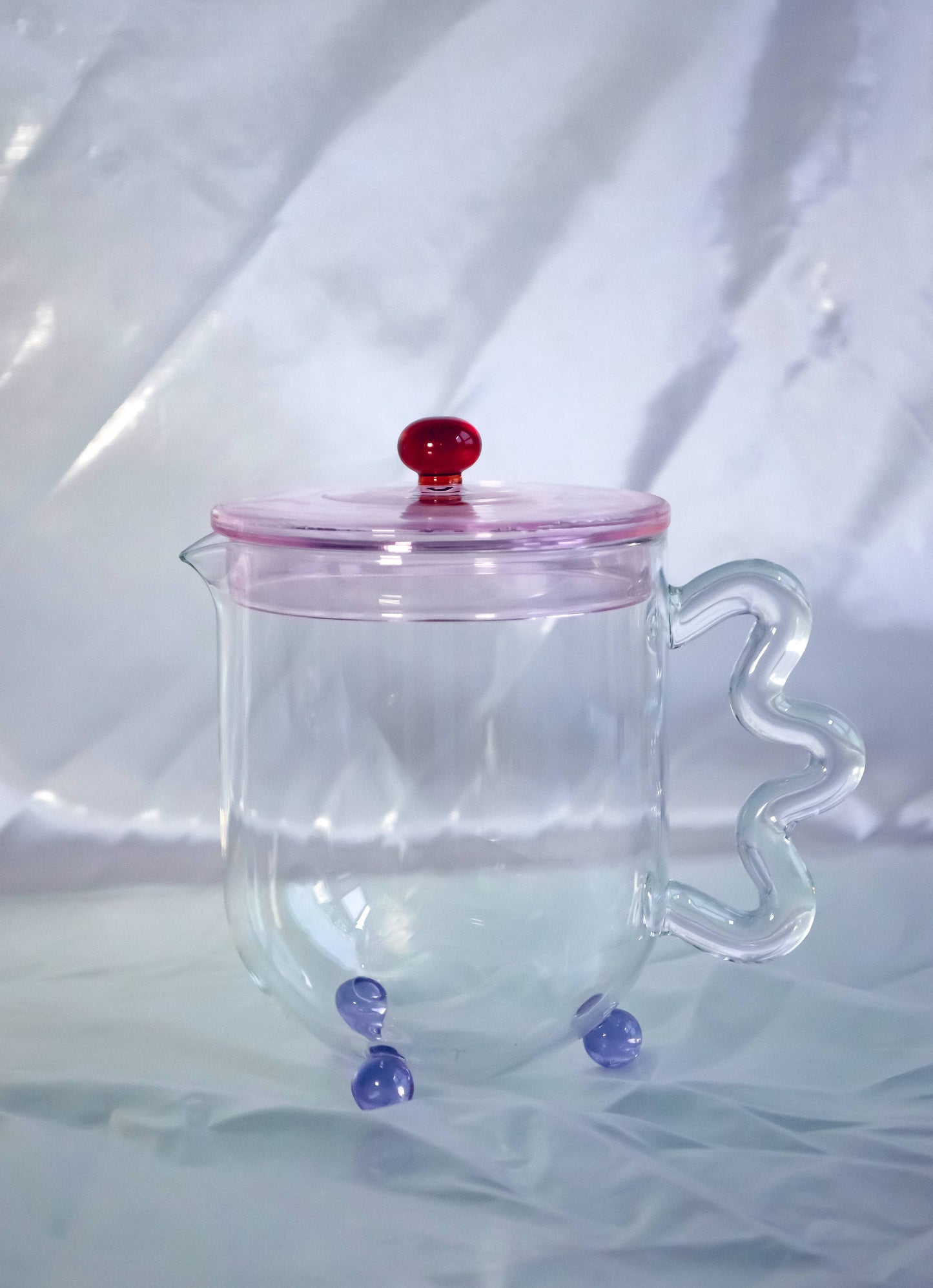 Bloom glass teapot