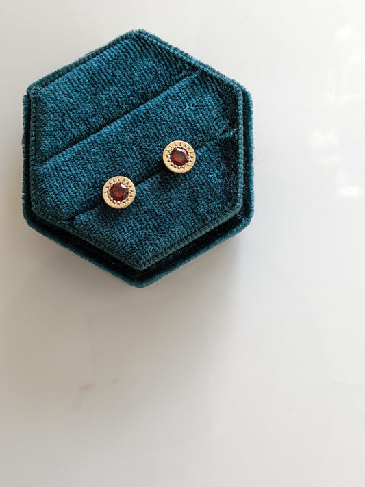 Liquidation — Bespoke Celestial Studs - Idaho Garnet